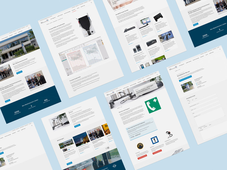 Modernes Webdesign für Website Relaunch